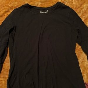 Regular long black sleeve